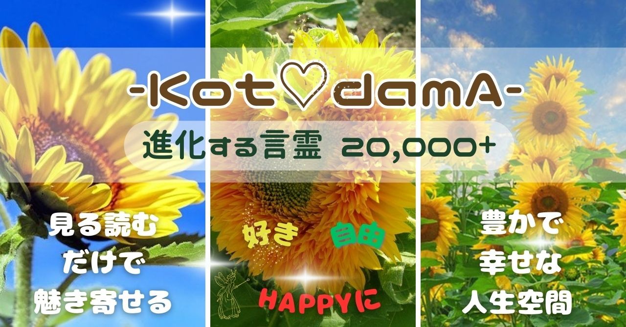 〖 KOTODAMA ADVANCE 20,000+ 〗 〜 進化する言霊 20,000+ 〜  ( 100万文字以上 )